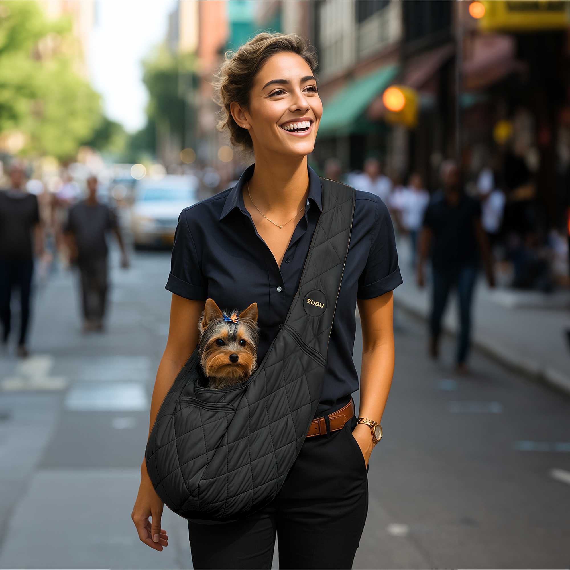 SUSU PET CO. Small Dog Sling Carrier
