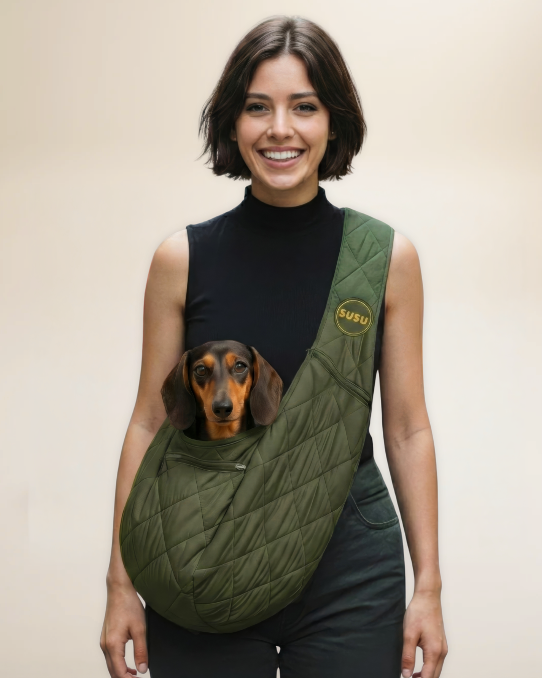 Small Dog Carrier Sling for Toy Dogs 3-8 lb