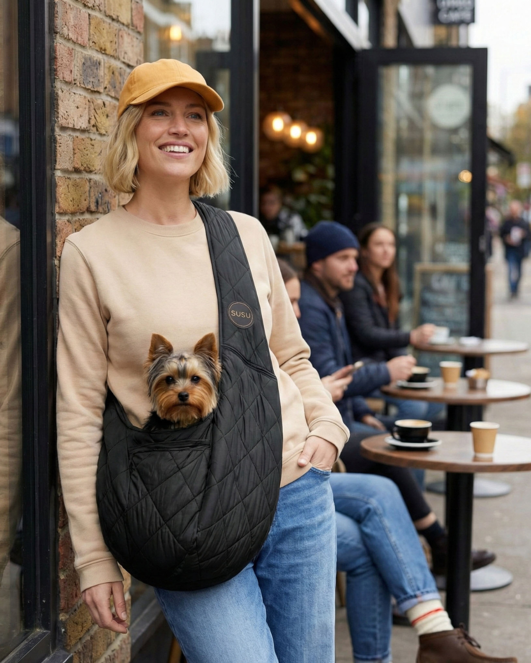 Small Dog Carrier Sling for Toy Dogs 3-8 lb