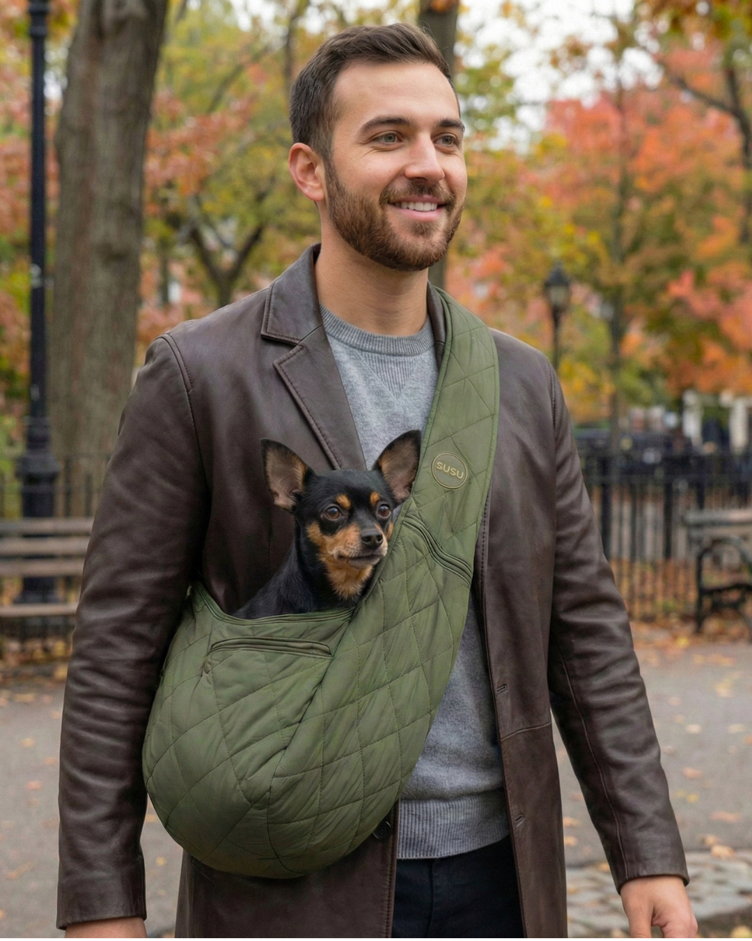 Small Dog Carrier Sling for Toy Dogs 3-8 lb