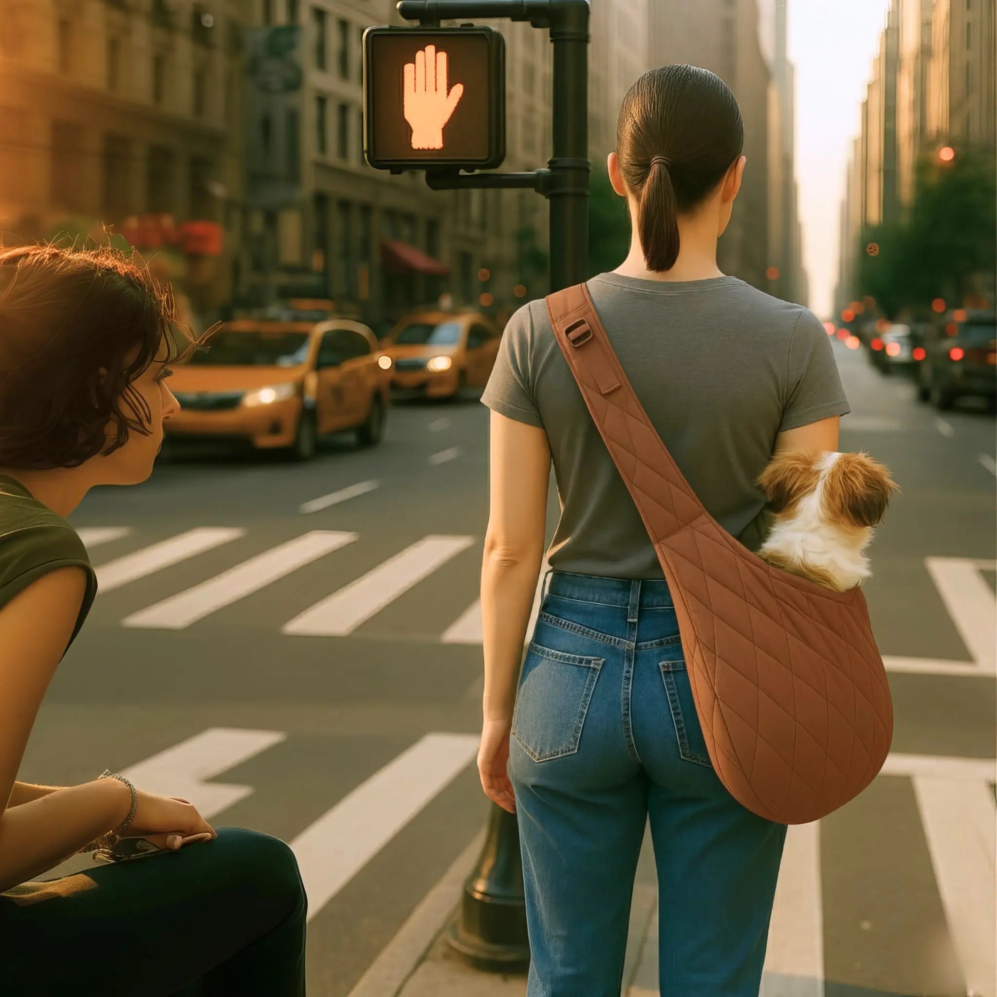 COPPER BROWN SLING BAG SUSU PET CO.