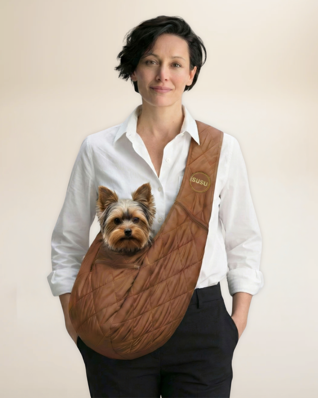 Small Dog Carrier Sling for Toy Dogs 3-8 lb