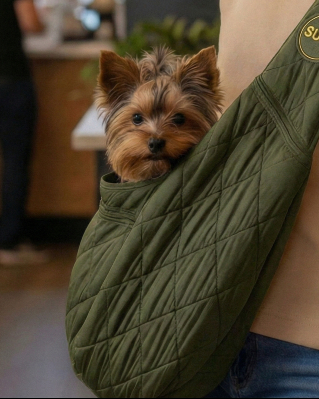 Small Dog Carrier Sling for Toy Dogs 3-8 lb