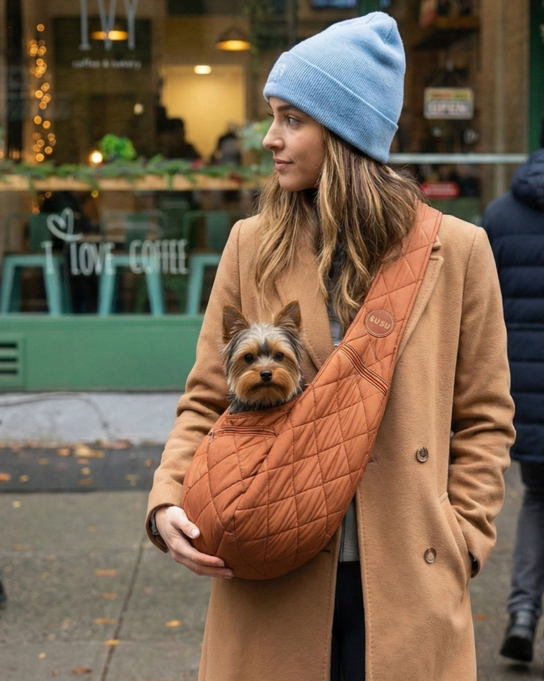 Small Dog Carrier Sling for Toy Dogs 3-8 lb