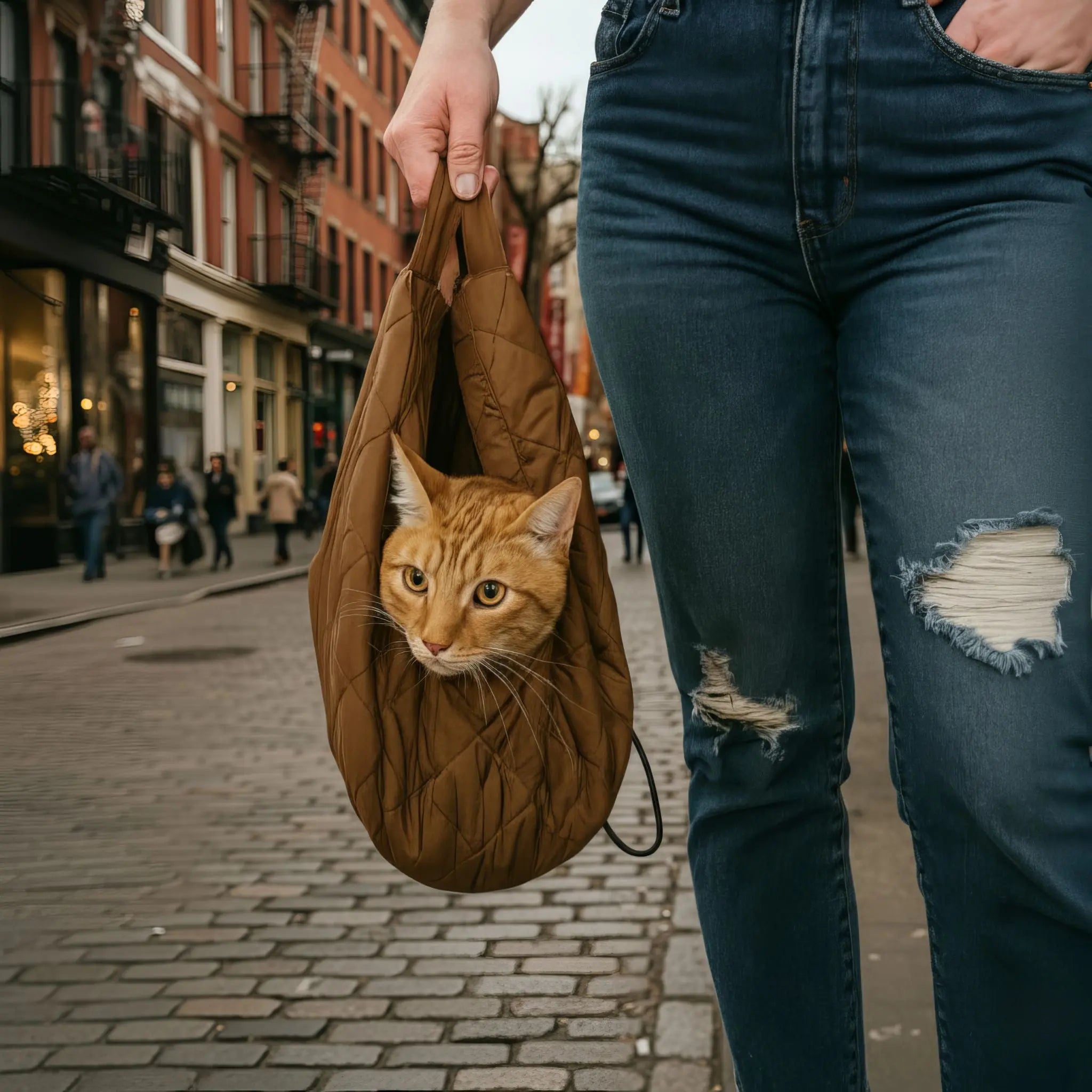 COPPER BROWN SLING BAG SUSU PET CO.