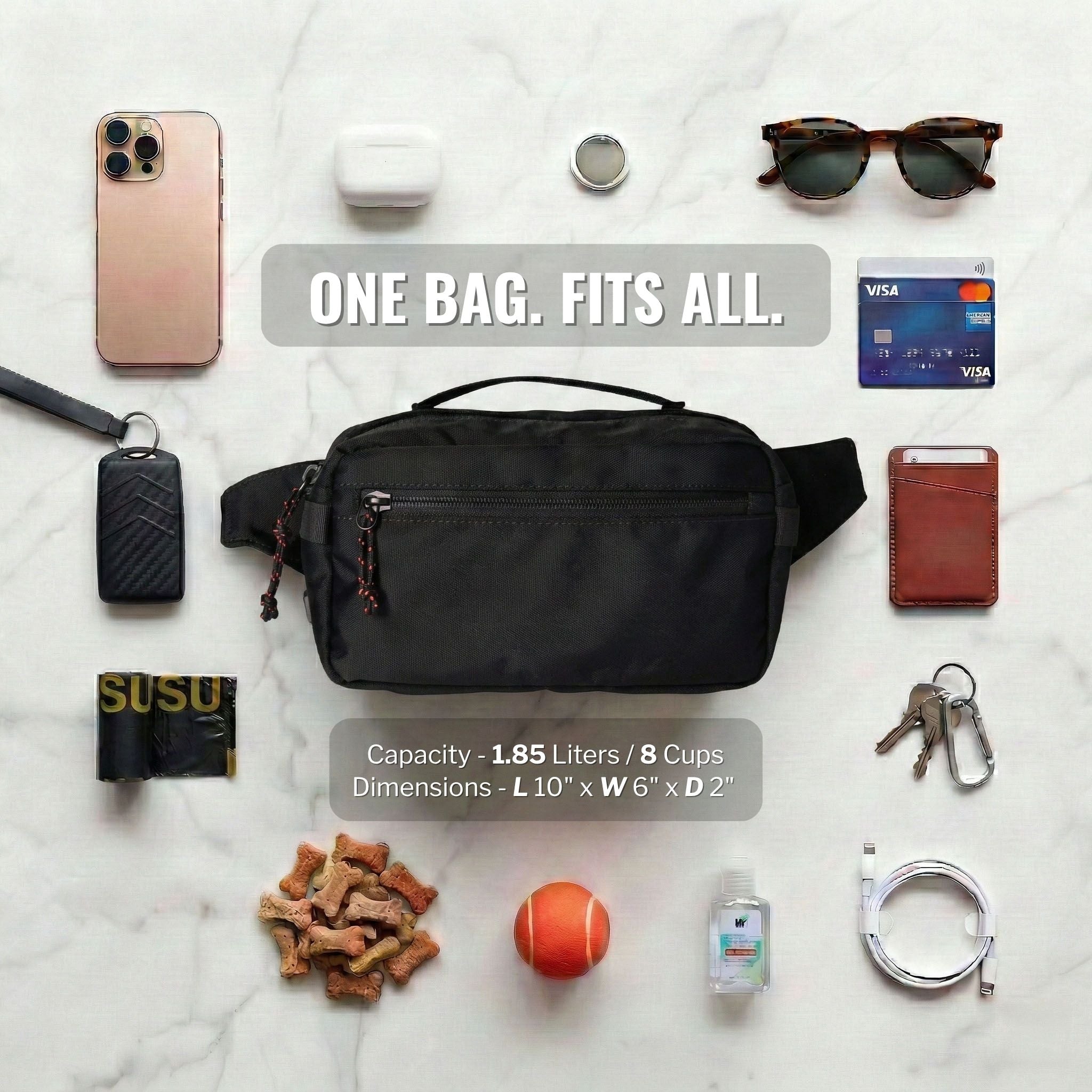 SUSU Grab & Go Dog Walking Bag