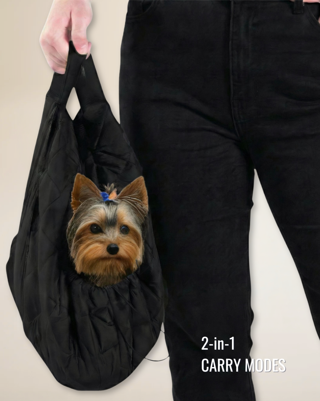 Small Dog Carrier Sling for Toy Dogs 3-8 lb