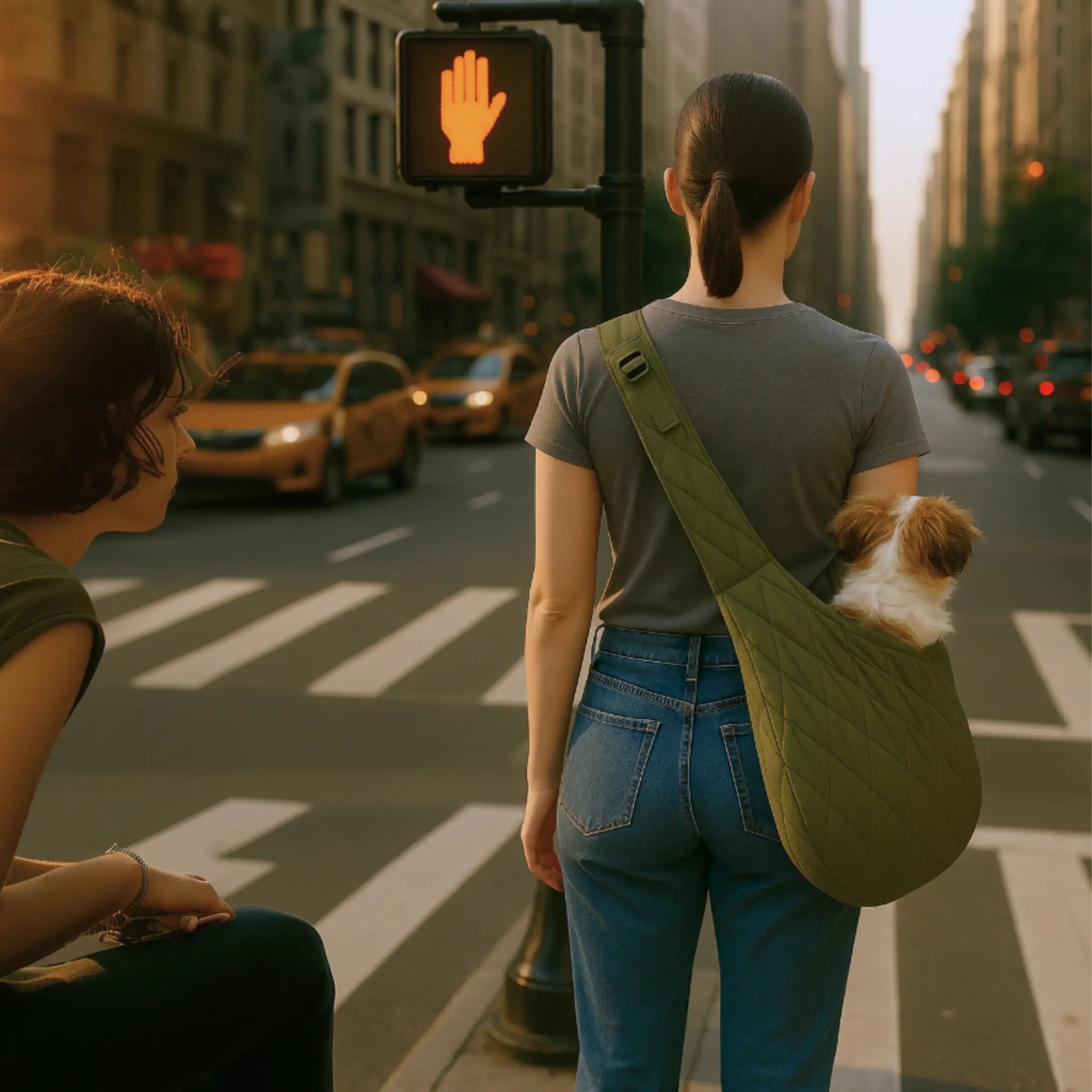 OLIVE GREEN SLING BAG SUSU PET CO.